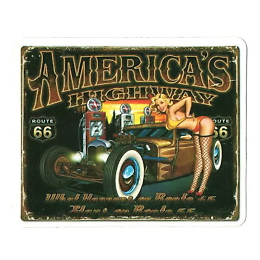Наклейка America's Highway (098)