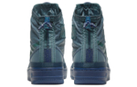 Кроссовки Nike Air Force 1 Shell Midnight Turquoise (Женская размерная сетка)