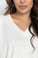 Блуза Вэнсдей (слоновая кость) Б11458 LT Collection