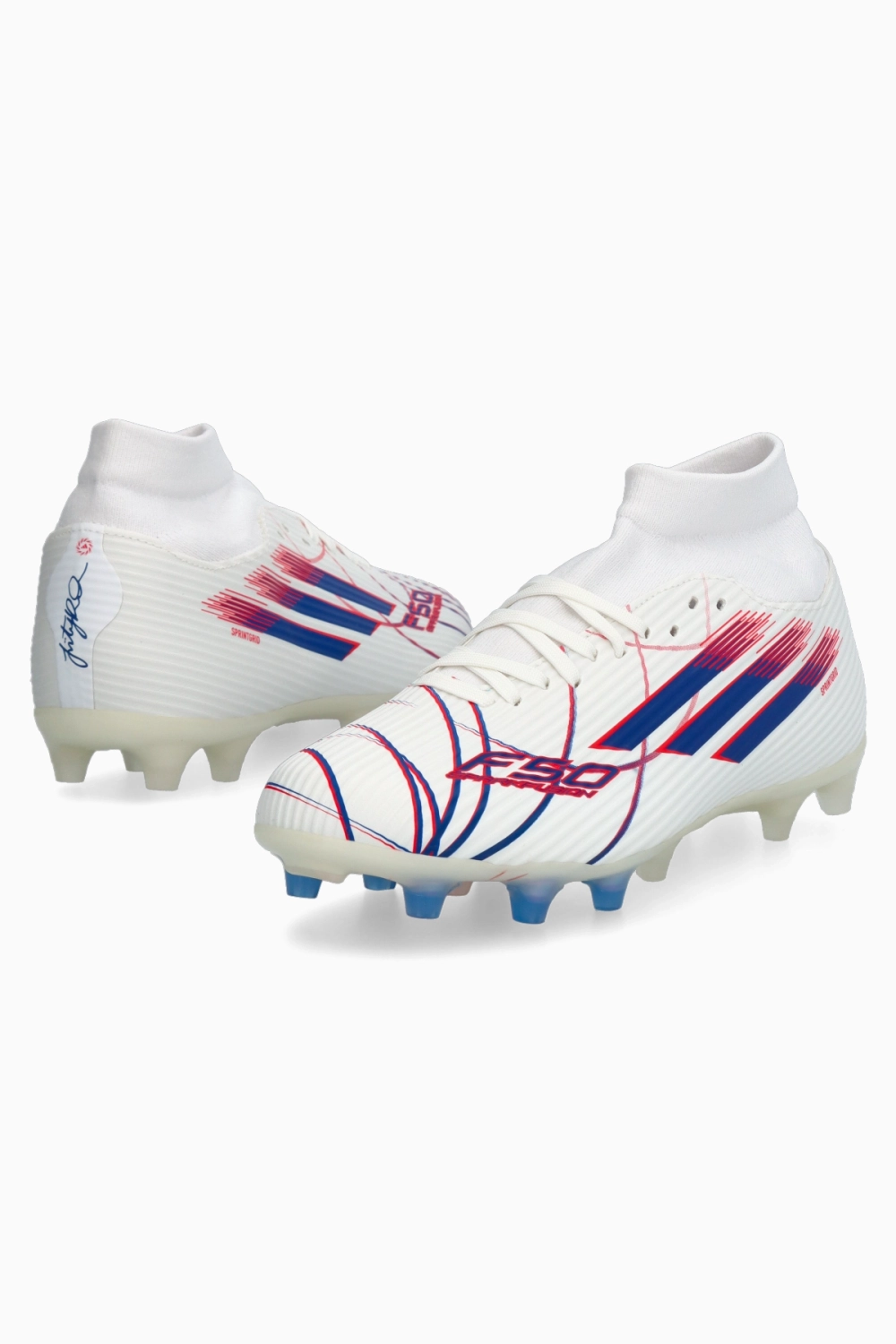 Бутсы adidas F50 League Mid FG/MG для женщин - белый