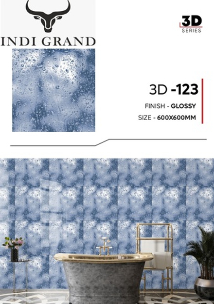 Керамогранит 3D 60х60 glossy-123