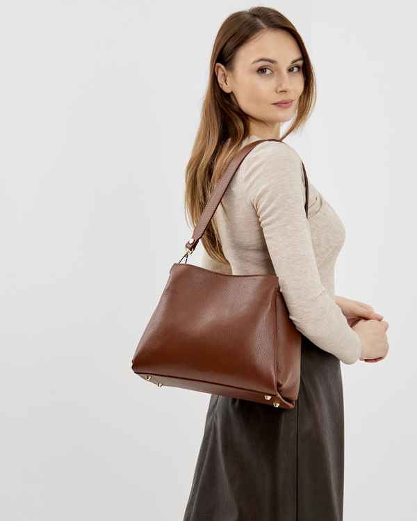 Сумка 580 03 коньячный