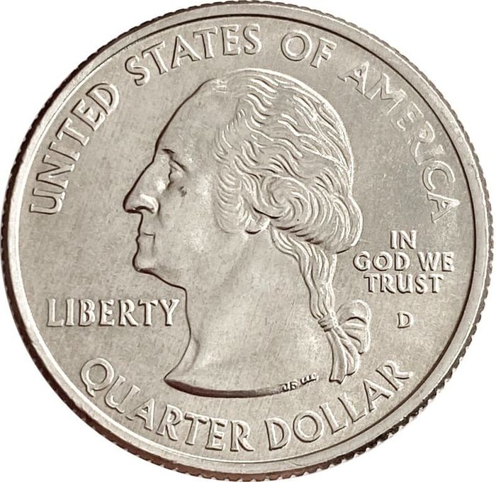 25 центов (1/4 доллара, квотер) 2006 США «Штат Небраска» (D)