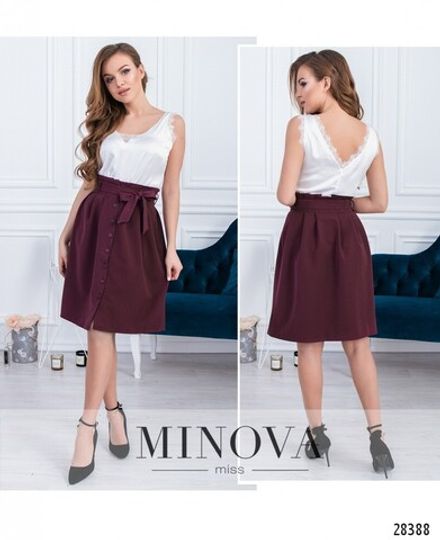 Юбка 1121-1--марсала Minova Фото 1