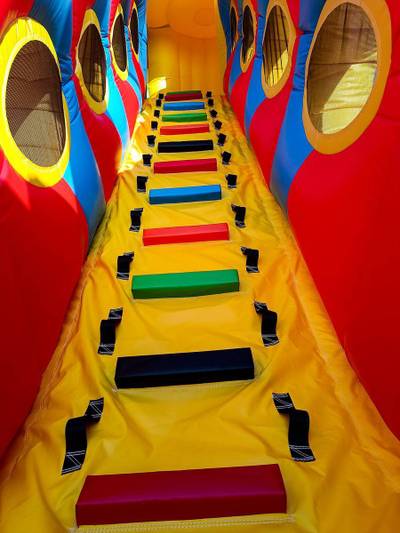 Коммерческий надувной батут «Замок развлечений», 14*6*8 м