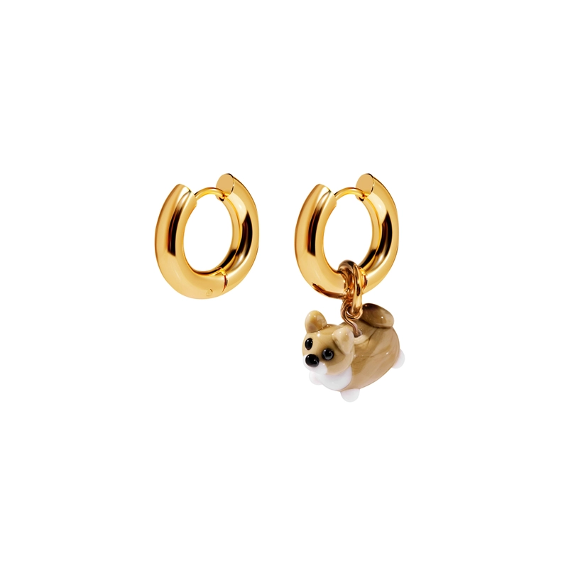 Серьги Мой Любимый Пушистик – Золото, Кошка