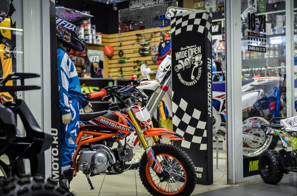 Мотоцикл детский кроссовый Motoland CRF 10