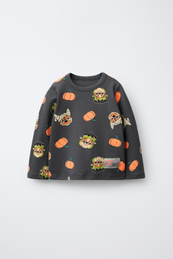 ZARA ПИЖАМА С ПРИНТОМ PAW PATROL, ЧЕРНЫЙ