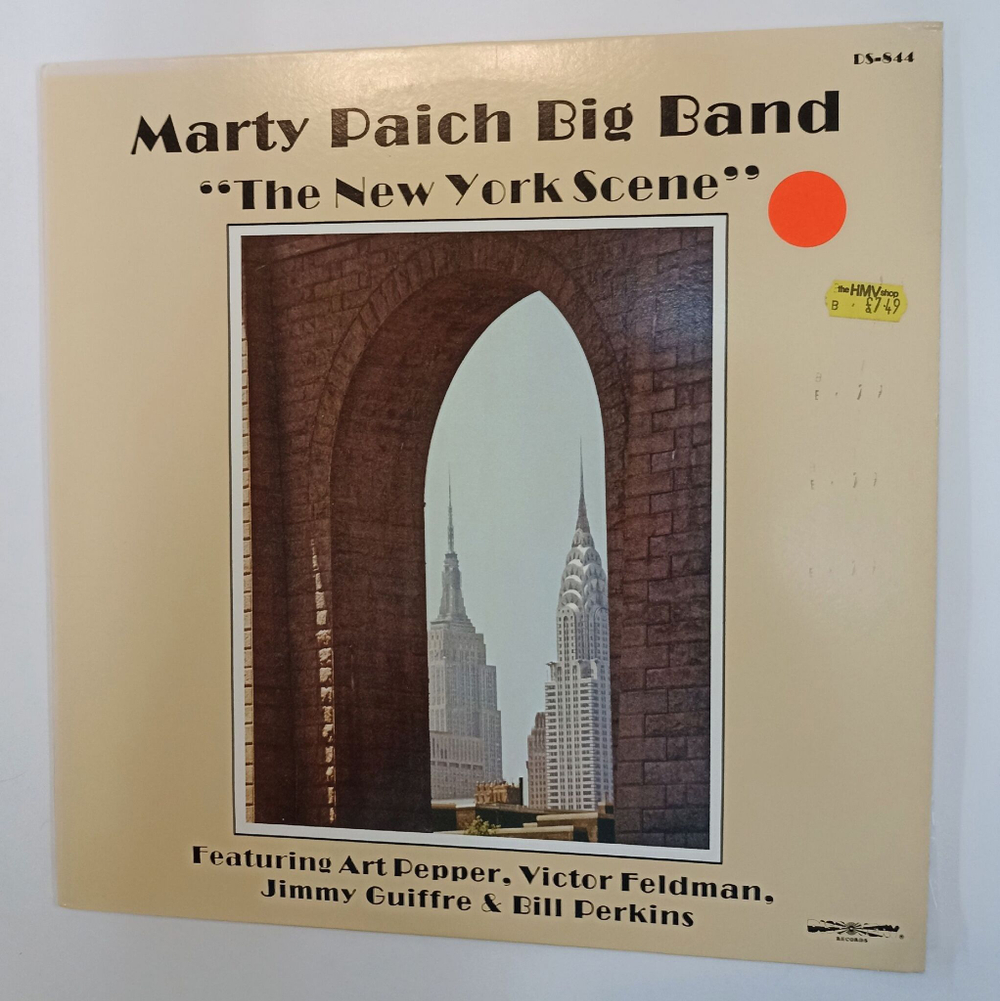 Винтажная виниловая пластинка LP Marty Paich Big Band The New York Scene (USA 1988)