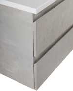 Тумба под раковину Cezares Molveno 100 MOLVENO-100-2C-SO-BET подвесная Beton