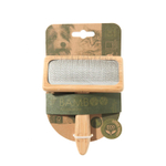 Щетка-сликер (пуходерка) бамбуковая M-PETS "BAMBOO" Slicker Brush, размер L, 12,5x15,5 см