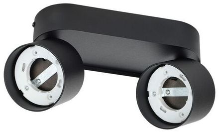 Светильник 4042 2хGX53 настенно-потолочный черн. IEK LT-USB0-4042-GX53-1-K02