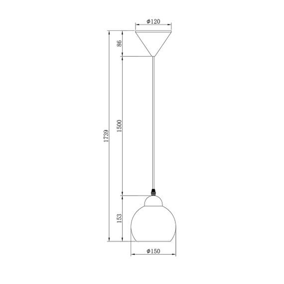 Подвесной светильник Escada Solo 10178/1S Black
