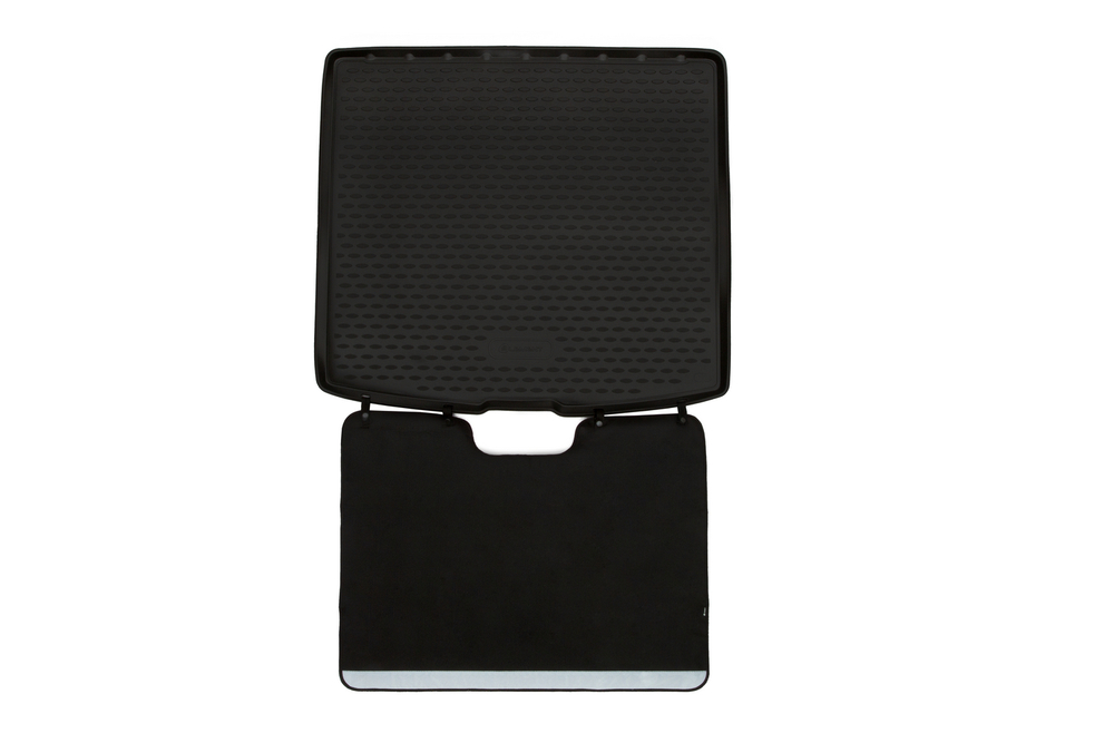 Коврик в багажник для с функцией защиты бампера Econom RENAULT Kaptur (I, Ip) 2016-, 4WD, 2WD (для комплектаций с фальш-полом) ELEMENT.SET.011