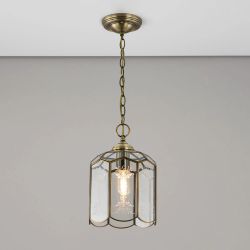 Citilux Витра-2 CL442210 Подвесной светильник витражный Бронза