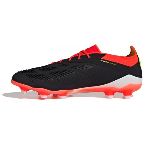Элитные бутсы Adidas PREDATOR Низкие Черные Белые кроссовки