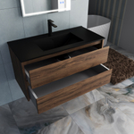 Тумба под раковину Vincea Gio 1000 подвесная, 2 выкатных ящика soft-close, C.Oak