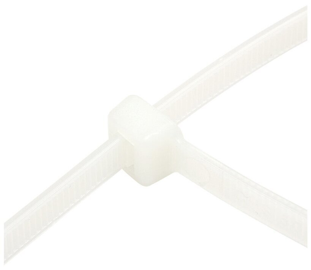 ХОМУТ REXANT НЕЙЛОНОВАЯ 350X4,8ММ БЕЛАЯ (100 ШТ/УП) 07-0350