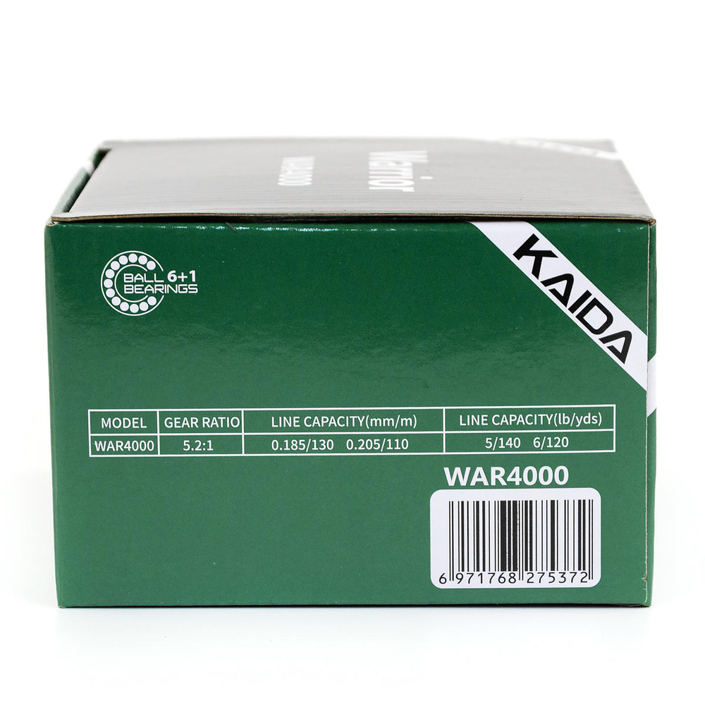 Безынерционная катушка 4000 Kaida WARRIOR (6+1BB, мет. шпуля)