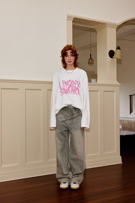 Свитшот DONSMOKE "Ghosted Logo" Sweatshirt