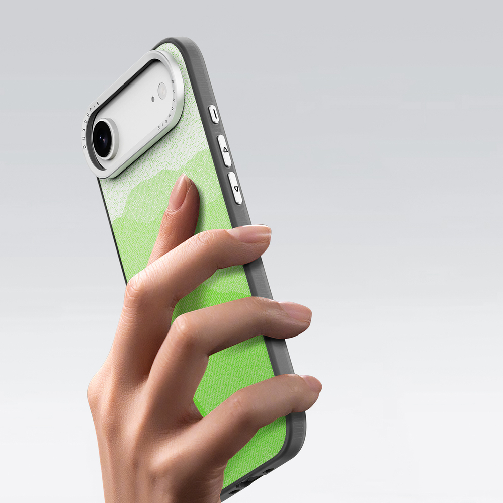 Чехол с MagSafe зеленого цвета (Dark Green) для iPhone Air, серия Moro Series Magnetic от Dux Ducis