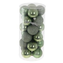 GAEM Набор из 24шт Украшение новогоднее "Шар", D 6 см, L14 W14 H30,5 см