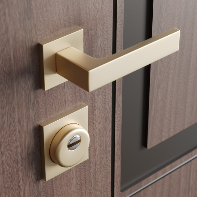 Уличная входная дверь Термо HPL