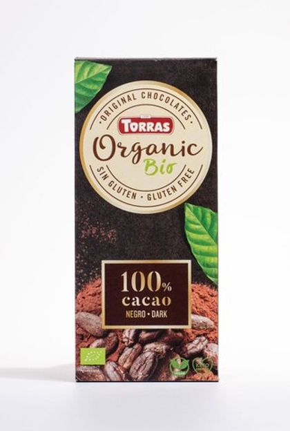 Шоколад Torras bio темный 100%, 100 г