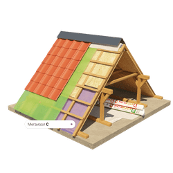 Универсальная паро-гидроизоляция Мегаизол С (70 м²)