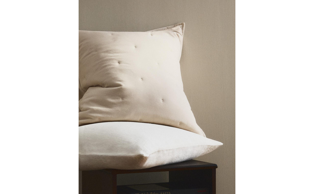 Zara Home наволочка декоративная из полиэстера, бежевый, 50x50 см