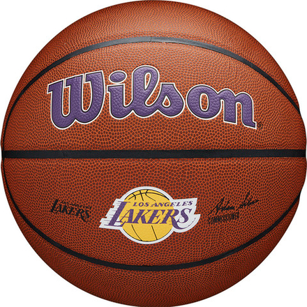 Мяч баскетбольный Wilson NBA LA Lakers WTB3100XBLAL, размер 7