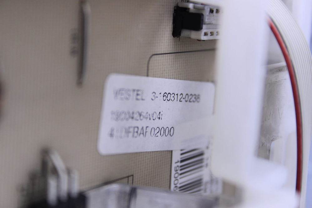 Модуль управления стиральной машины Vestel OWM 4010 LED в сборе с пластиком