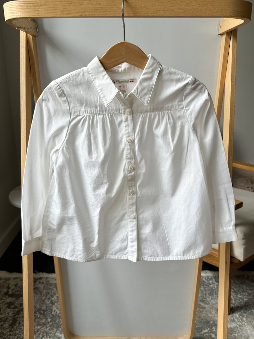 Хлопковая блузка Bonpoint, 104