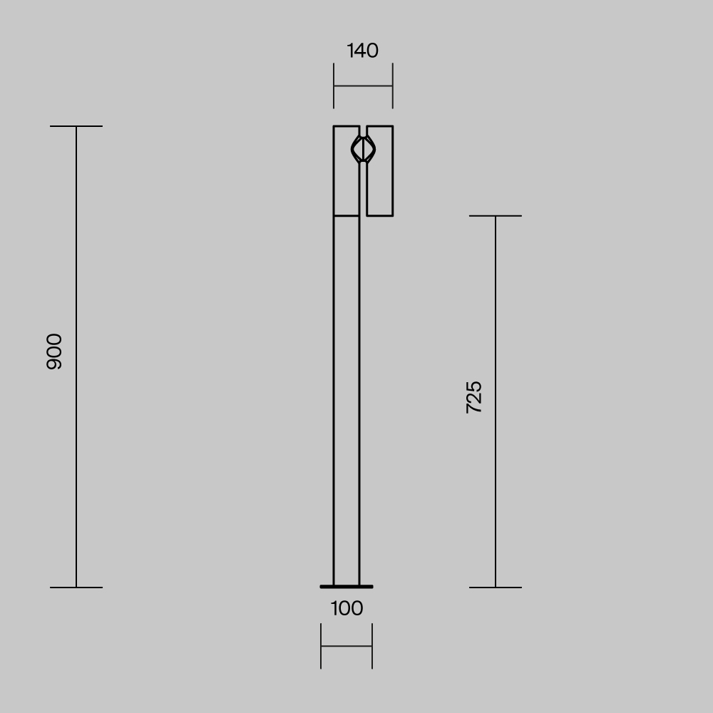 Ландшафтный светильник Outdoor O494FL-L10B3K