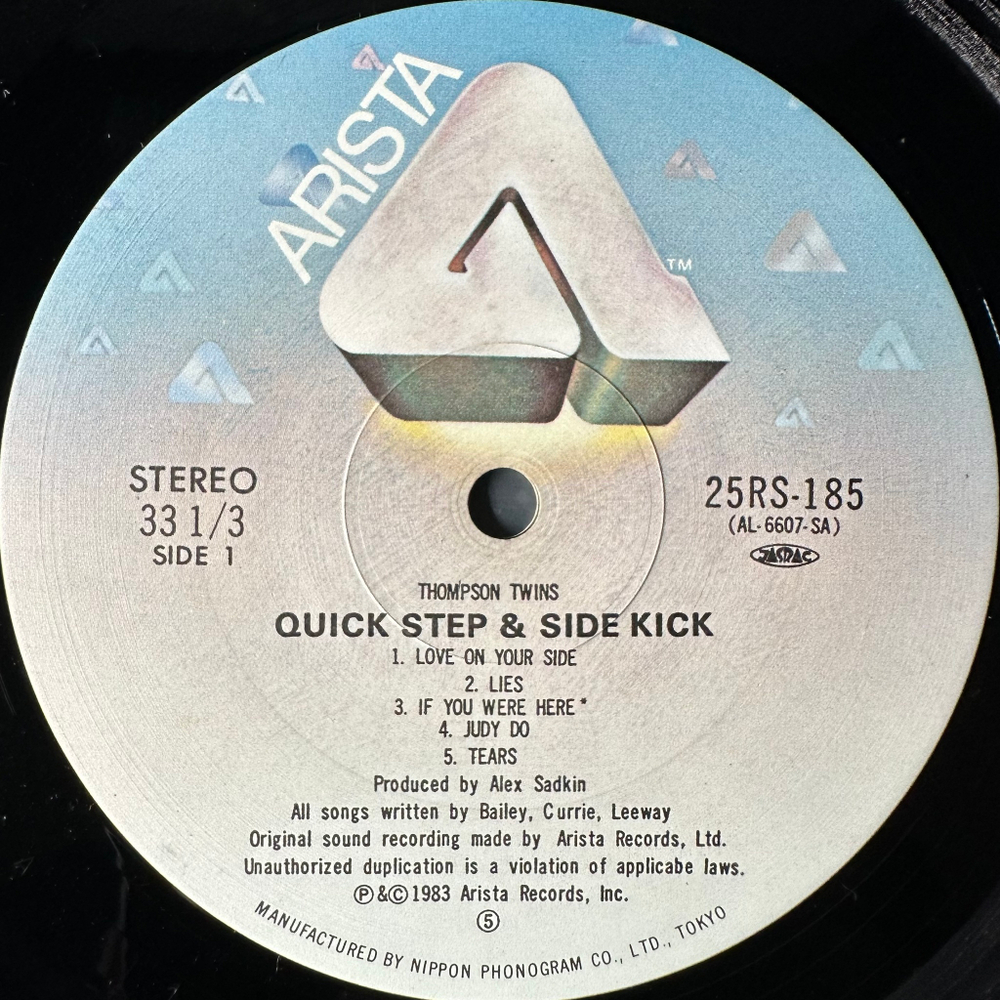 Thompson Twins ‎– Quick Step & Side Kick (Япония 1983г.)