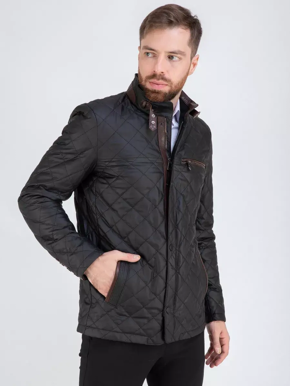 Куртка кожаная демисезонная Турция