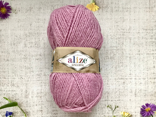 Пряжа ALIZE "Alpaca royal" 269 розовый