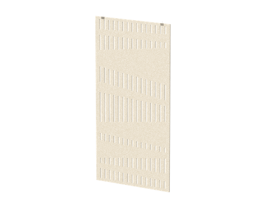 Перегородка с декором "Диаграмма" (фурнитура в комплекте) 120х1,2х240