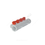 Коллектор PP-R белый Дн 32х20 на 3 выхода с кранами VALFEX 101133203