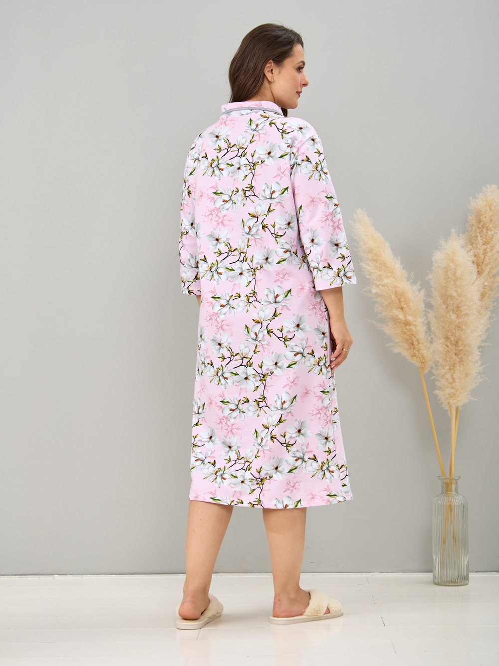 Ночная сорочка С-013/розовый-магнолия