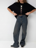 Футболка оверсайз с принтом длинная16