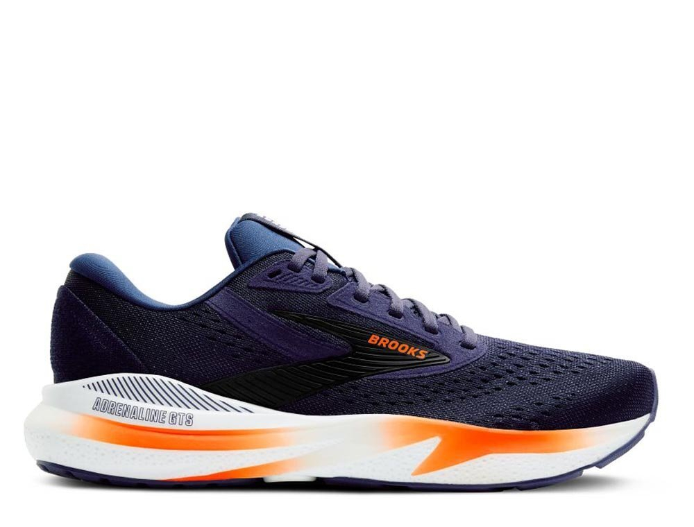 Кроссовки для бега мужские Brooks Adrenaline GTS 24 Сине-оранжевые