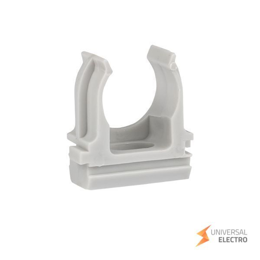 Крепеж-клипса d20 мм (100 шт) серая EKF-Plast