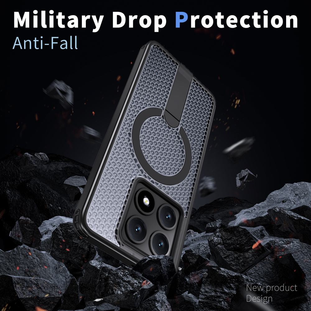 Прозрачный чехол Mesh Pro Magnetic Case для Xiaomi 14T