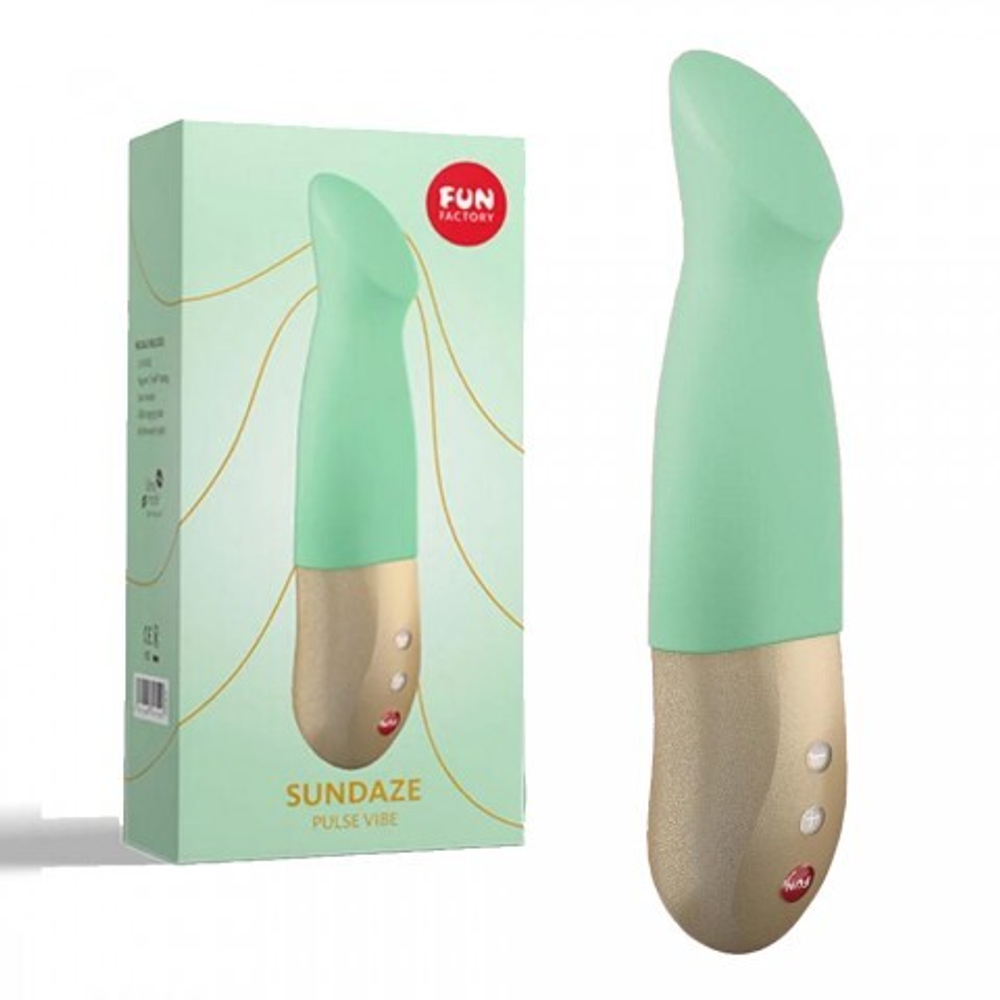 Пульсатор-вибратор SUNDAZE от Fun Factory (фисташковый)