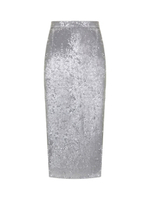 Юбка миди из пайеток