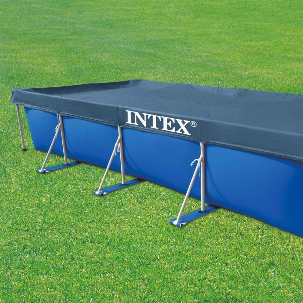Тент для каркасного бассейна Intex 28039, защитный чехол-накидка