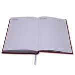 Ежедневник Lediberg Nebraska белый блок Зелёный