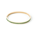 Браслет Coeur de Lion Dark Green-Gold 19 см 0127/37-0549