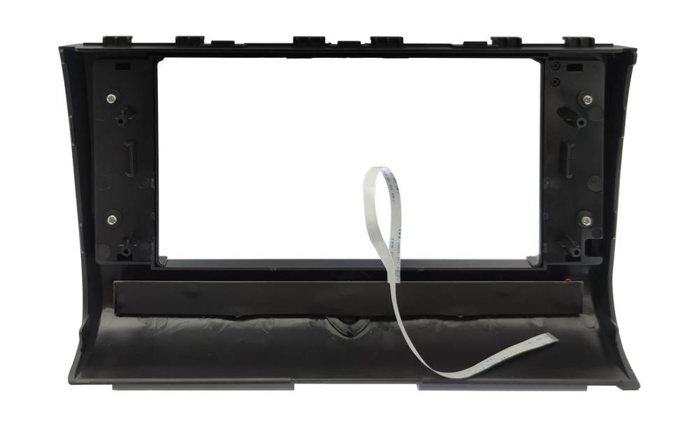 Комплект рамки с разъёмами 9" Hyundai Creta 2 2021-2022, Solaris HC 2024+ с кнопками(поддержка штатной камеры) - Car-Smart 8104F2A